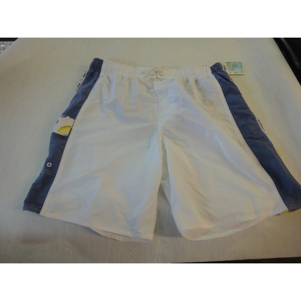 Breakwater mens L swim trunks shorts bathing‎ suit NWT